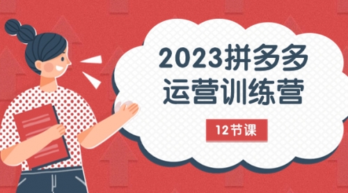 【副业项目8102期】2023拼多多运营训练营：流量底层逻辑，免费+付费流量玩法（12节课）缩略图